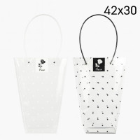 Saplı Şeffaf Çiçek Poşeti